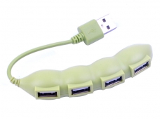 Pea Shaped USB Hub 2.0 4-port for Mac